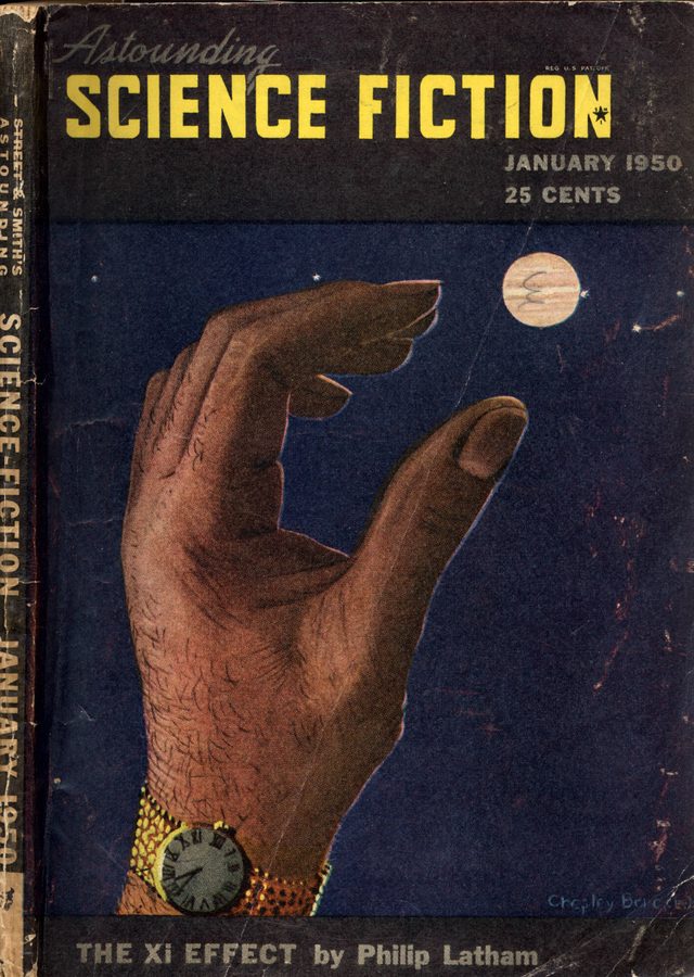 Cover of Astounding Science Fiction, January 1950.