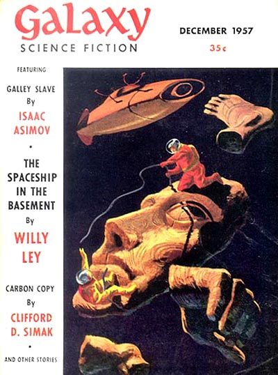 Cover of Galaxy Science Fiction, December 1957.